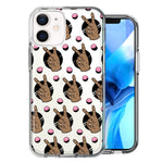 Apple iPhone 11 Peace for All Design Double Layer Phone Case Cover