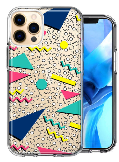 Apple iPhone 11 Pro 90's Swag Shapes Design Double Layer Phone Case Cover
