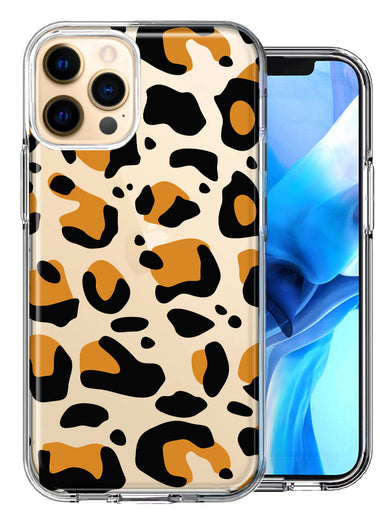 Apple iPhone 11 Pro Classic Animal Wild Leopard Jaguar Print Double Layer Phone Case Cover