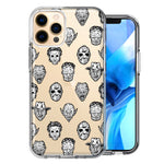 Apple iPhone 11 Pro Max Halloween Horror Villans Design Double Layer Phone Case Cover