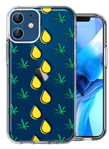 Apple iPhone 12 Medicinal Drip Design Double Layer Phone Case Cover