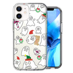 Apple iPhone 12 Mini Halloween Christmas Ghost Design Double Layer Phone Case Cover