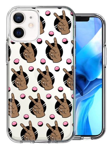 Apple iPhone 12 Mini Peace for All Design Double Layer Phone Case Cover