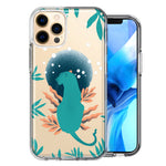 Apple iPhone 12 Pro Max Moon Green Jaguar Design Double Layer Phone Case Cover