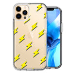 Apple iPhone 12 Pro Max Electric Lightning Bolts Design Double Layer Phone Case Cover