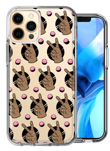 Apple iPhone 12 Pro Peace for All Design Double Layer Phone Case Cover