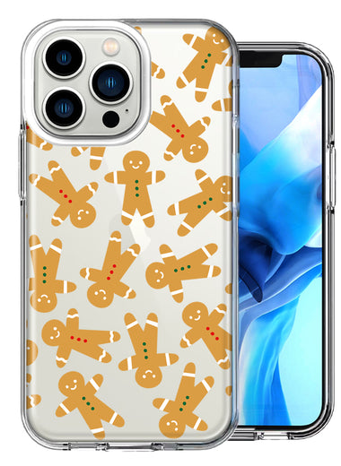 Apple iPhone 14 Pro Christmas Gingerbread Traditional Holiday Cookies By BillyElleCo Double Layer Phone Case Cover