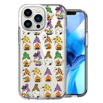 Apple iPhone 11 Pro Spooky Halloween Gnomes Cute Characters Holiday Seasonal Pumpkins Candy Ghosts Double Layer Phone Case Cover