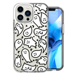 Apple iPhone 13 Pro Kawaii Manga Cute Halloween Ghosts Spirits Design Double Layer Phone Case Cover