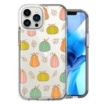 Apple iPhone 14 Pro Fall Autumn Fairy Pumpkins Thanksgiving Spooky Season Double Layer Phone Case Cover