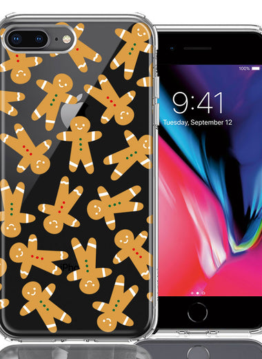 Apple iPhone 7/8 Plus Christmas Gingerbread Traditional Holiday Cookies By BillyElleCo Double Layer Phone Case Cover