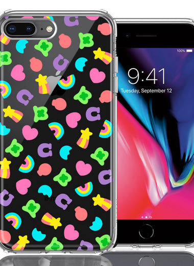 Apple iPhone 7/8 Plus Cute Lucky Marshmallow Cereal Nostalgic Double Layer Phone Case Cover