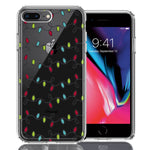 Apple iPhone 7/8 Plus Vintage Christmas Lights Design Double Layer Phone Case Cover