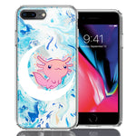 Apple iPhone 7/8 Plus Pink Axolotl Moon Mable Design Double Layer Phone Case Cover