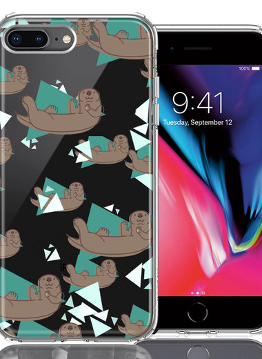 Apple iPhone 7/8 Plus Cute Otter Design Double Layer Phone Case Cover