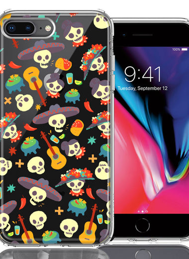 Apple iPhone 7/8 Plus Day of the Dead Design Double Layer Phone Case Cover