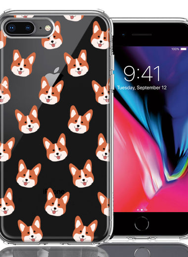 Apple iPhone 7/8 Plus Shiba Inu Polkadots Design Double Layer Phone Case Cover
