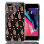 Apple iPhone 7/8 Plus Peace for All Design Double Layer Phone Case Cover