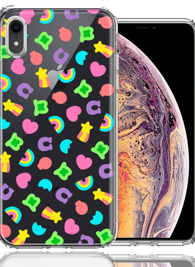 Apple iPhone XR Cute Lucky Marshmallow Cereal Nostalgic Double Layer Phone Case Cover