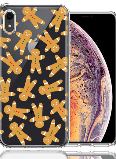 Apple iPhone XR Christmas Gingerbread Traditional Holiday Cookies By BillyElleCo Double Layer Phone Case Cover