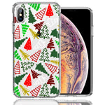 Apple iPhone XS Max Christmas Trees Holiday Festive Winter By BillyElleCo Double Layer Phone Case Cover