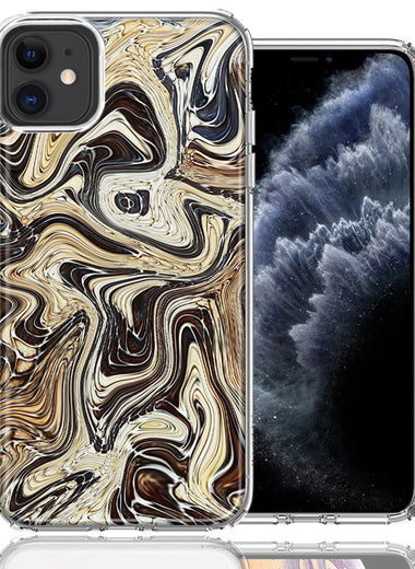 Apple iPhone 11 Snake Abstract Design Double Layer Phone Case Cover