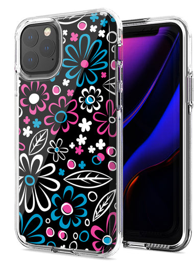 Apple iPhone 12 Pro Max Cute Daisies Design Double Layer Phone Case Cover