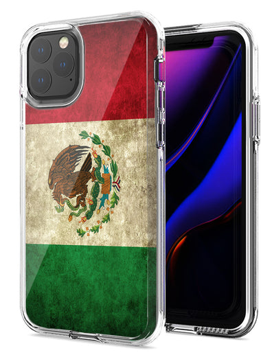Apple iPhone 12 Mexico Flag Design Double Layer Phone Case Cover