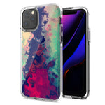 Apple iPhone 12 Mini Watercolor Paint Design Double Layer Phone Case Cover
