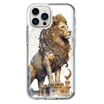 Apple iPhone 11 Pro Ancient Lion Sculpture Hybrid Protective Phone Case Cover