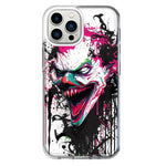 Apple iPhone 11 Pro Evil Joker Face Painting Graffiti Hybrid Protective Phone Case Cover