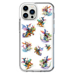 Apple iPhone 11 Pro Cute Fairy Cartoon Gnomes Dragons Monsters Hybrid Protective Phone Case Cover