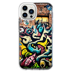 Apple iPhone 11 Pro Urban Graffiti Wall Art Painting Hybrid Protective Phone Case Cover