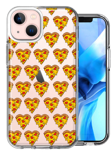 Apple iPhone 13 Pizza Polkadots Design Double Layer Phone Case Cover