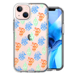 Apple iPhone 13 Snakes Skulls Roses Design Double Layer Phone Case Cover
