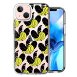 Apple iPhone 13 Tropical Bananas Design Double Layer Phone Case Cover