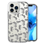 Apple iPhone 13 Pro 3D Love Letters Hearts Valentine's Day Double Layer Phone Case Cover