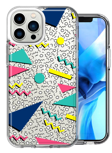 Apple iPhone 13 Pro Max 90's Saved By The Bell Design Double Layer Phone Case Cover