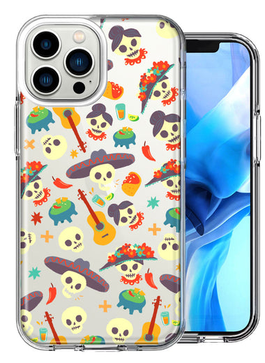 Apple iPhone 13 Pro Max Day Of The Dead Design Double Layer Phone Case Cover