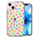 Apple iPhone 15 Cute Lucky Marshmallow Cereal Nostalgic Double Layer Phone Case Cover