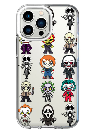 Apple iPhone 13 Pro Cute Classic Halloween Spooky Cartoon Characters Hybrid Protective Phone Case Cover