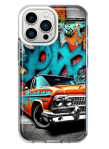Apple iPhone 13 Pro Lowrider Painting Graffiti Art Hybrid Protective Phone Case Cover