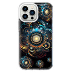 Apple iPhone 13 Pro Mandala Geometry Abstract Multiverse Pattern Hybrid Protective Phone Case Cover