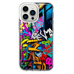 Apple iPhone 13 Pro Urban Graffiti Street Art Painting Hybrid Protective Phone Case Cover