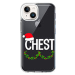 Apple iPhone 14 Plus Christmas Funny Ornaments Couples Chest Nuts Hybrid Protective Phone Case Cover