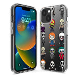 Apple iPhone 15 Plus Cute Classic Halloween Spooky Cartoon Characters Hybrid Protective Phone Case Cover