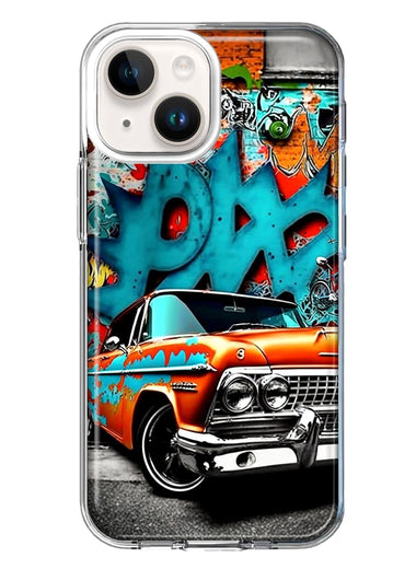 Apple iPhone 13 Mini Lowrider Painting Graffiti Art Hybrid Protective Phone Case Cover
