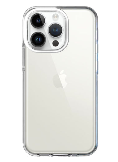 Apple iPhone 14 Pro Clear Shockproof Heavy Duty Double Layer Dual Hybrid Protective Phone Case Cover