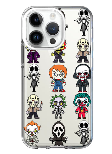 Apple iPhone 14 Pro Cute Classic Halloween Spooky Cartoon Characters Hybrid Protective Phone Case Cover