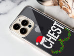 Apple iPhone SE 2nd 3rd Generation Christmas Funny Ornaments Couples Chest Nuts Hybrid Protective Phone Case Cover